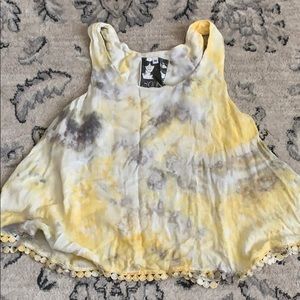 Young fabulous and broke tie dyed flowy tank
